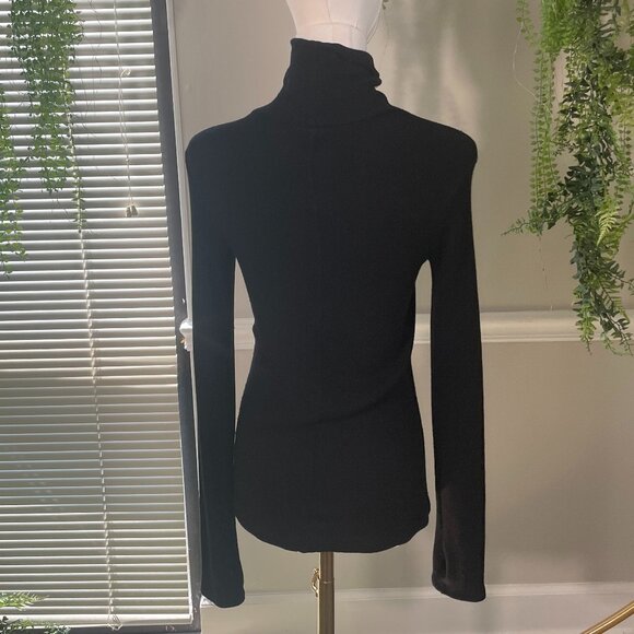 Enza Costa | Sweater Knit Long Sleeve Turtleneck - Picture 2 of 3